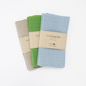 Linneservett 2-pack