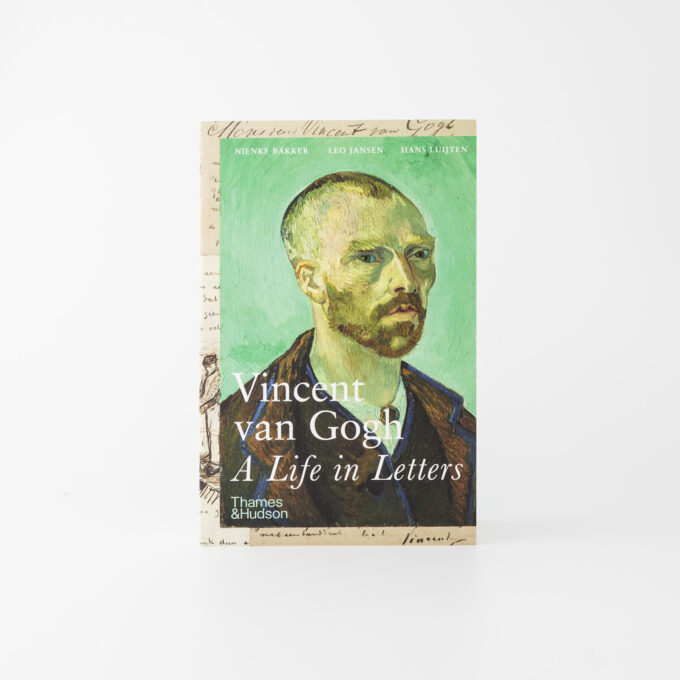 Boken Vincent van Gogh - A Life in Letters med hans eget självporträtt som omslagsbild.