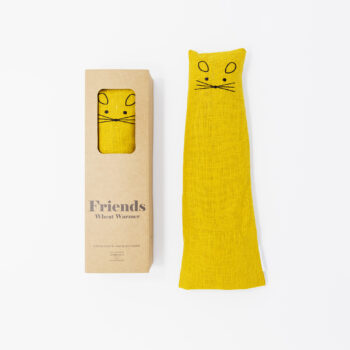 Broderad vetekudde Kompis Gul mus från Terrible Twins.