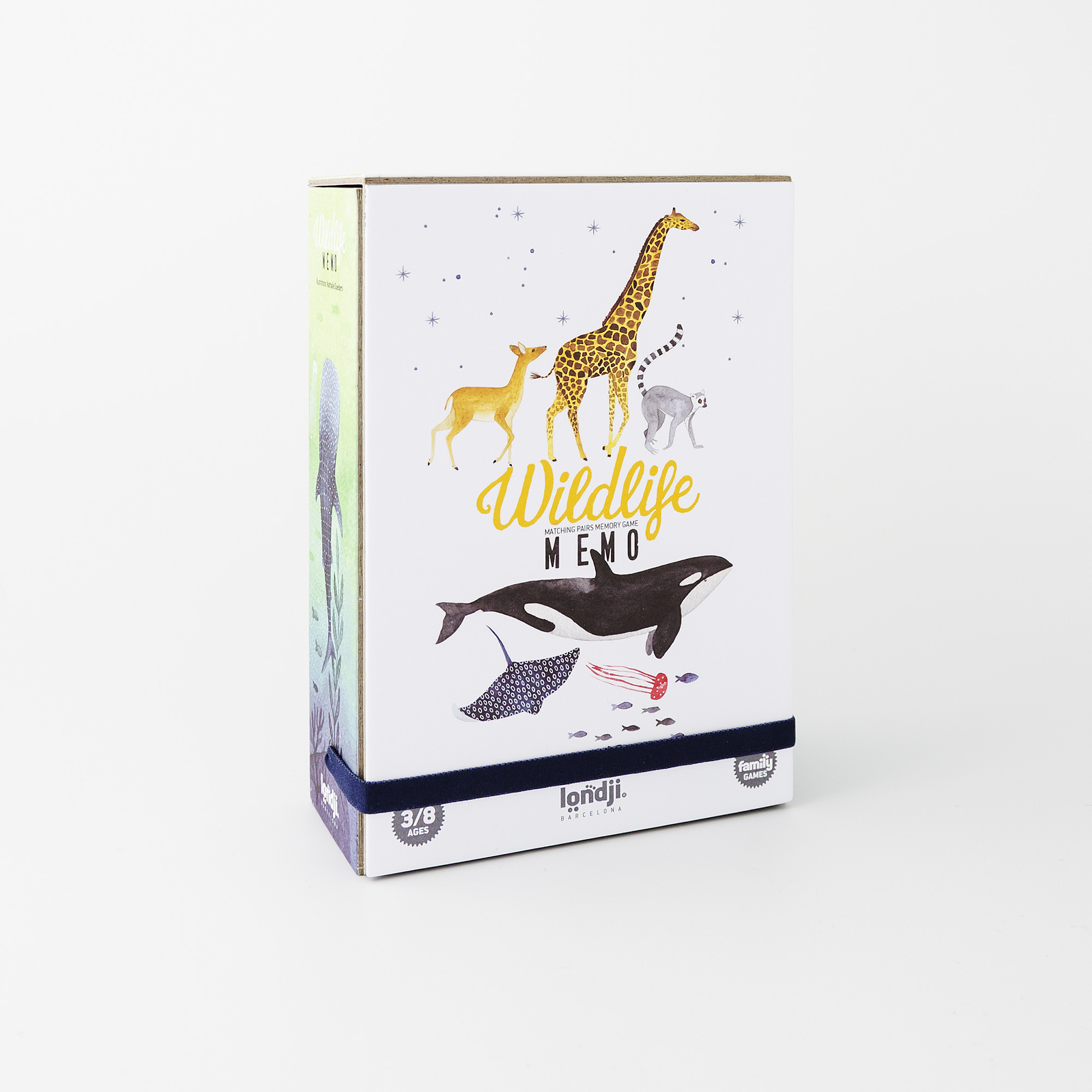 Memory med vilda djur som motiv.