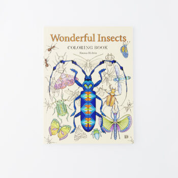 Målarboken Wonderful Insects av biologen och illustratören Emma Hultén.