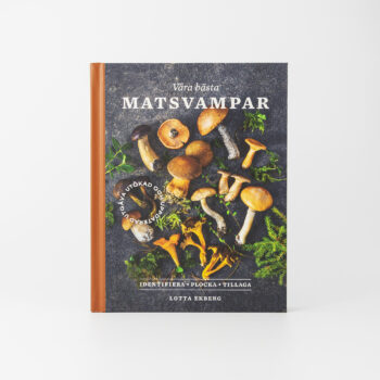 Bokomslag till Våra bästa matsvampar, av Lotta Ekberg.