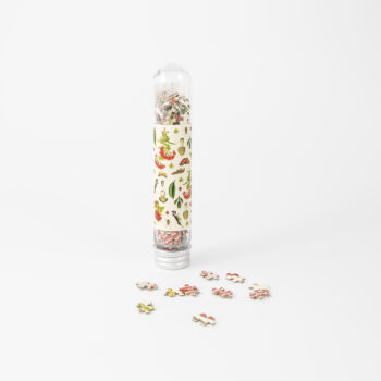 Minipusselbitar med naturmotiv.