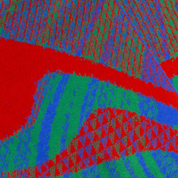 Mönster i sjalen VOX av Hanna Werning.