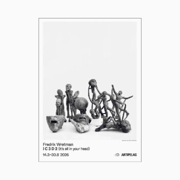 Affisch till utställningen I C 3 D 2 av Fredrik Wretman.